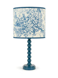 Paralume Toile de Jouy Blu
