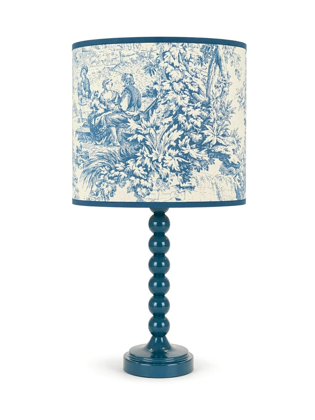 Paralume Toile de Jouy Blu