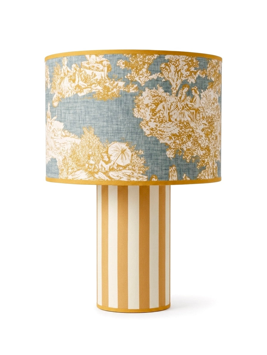 Paralume Toile de Jouy Ocra